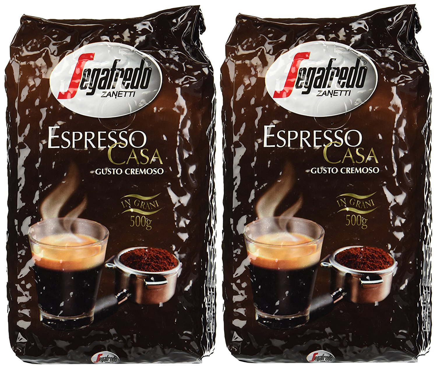 Segafredo Casa Whole Beans Coffee 2 Packs 17.6oz/500g Each free image