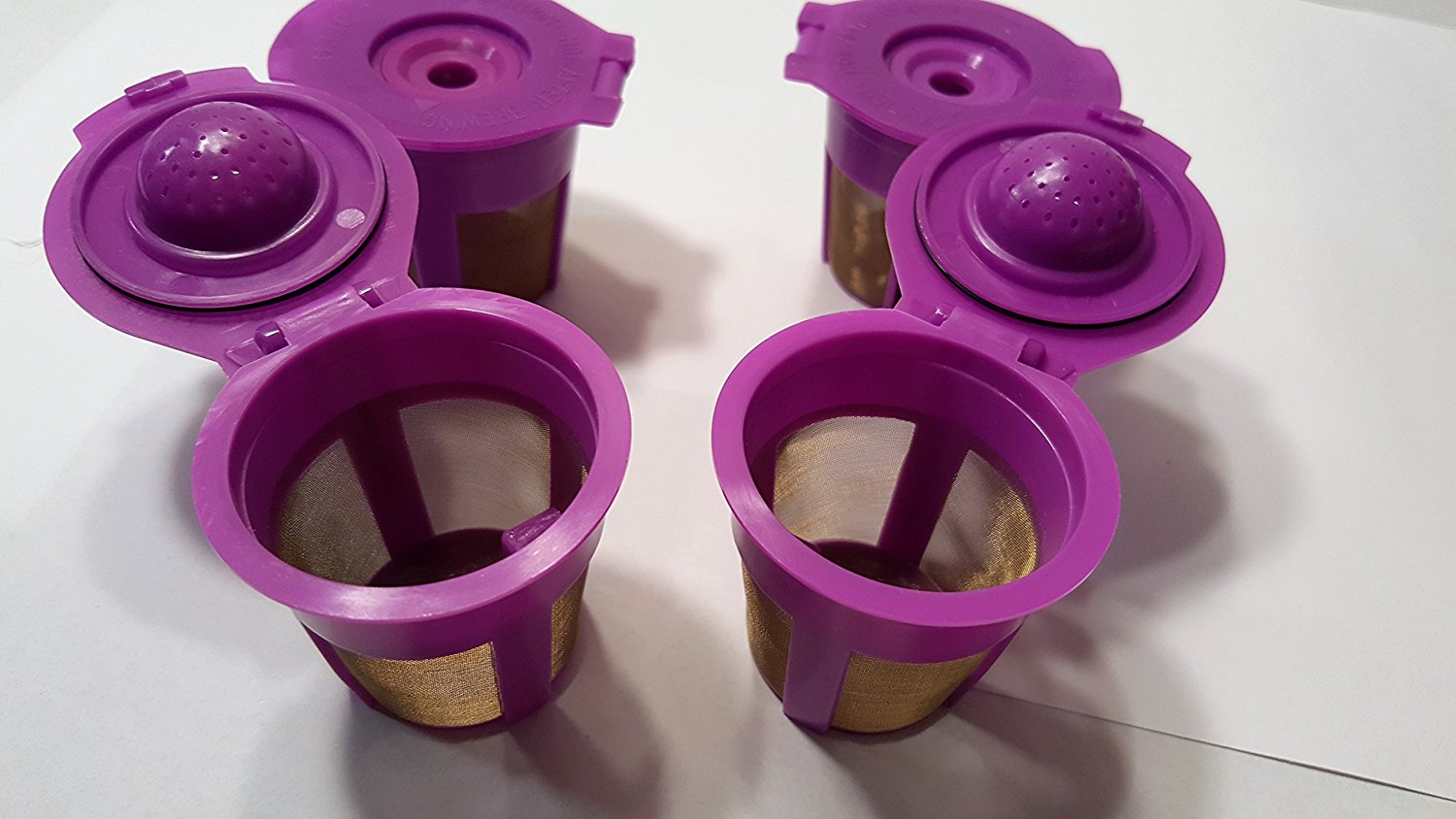 (HOT DEAL) 4 Pack Stainless Steel Reusable Kcup Coffee Filter Set