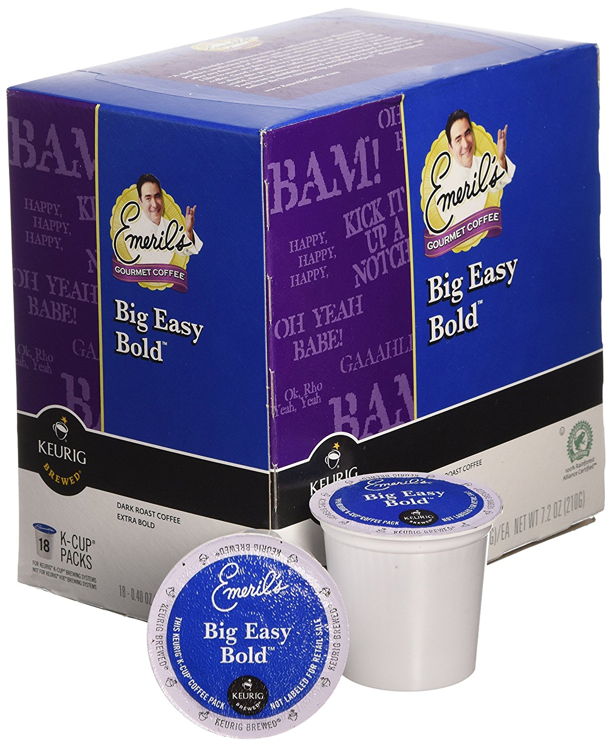 Emeril's Big Easy Bold Coffee, KCup for Keurig Brewers, 24 Count N4