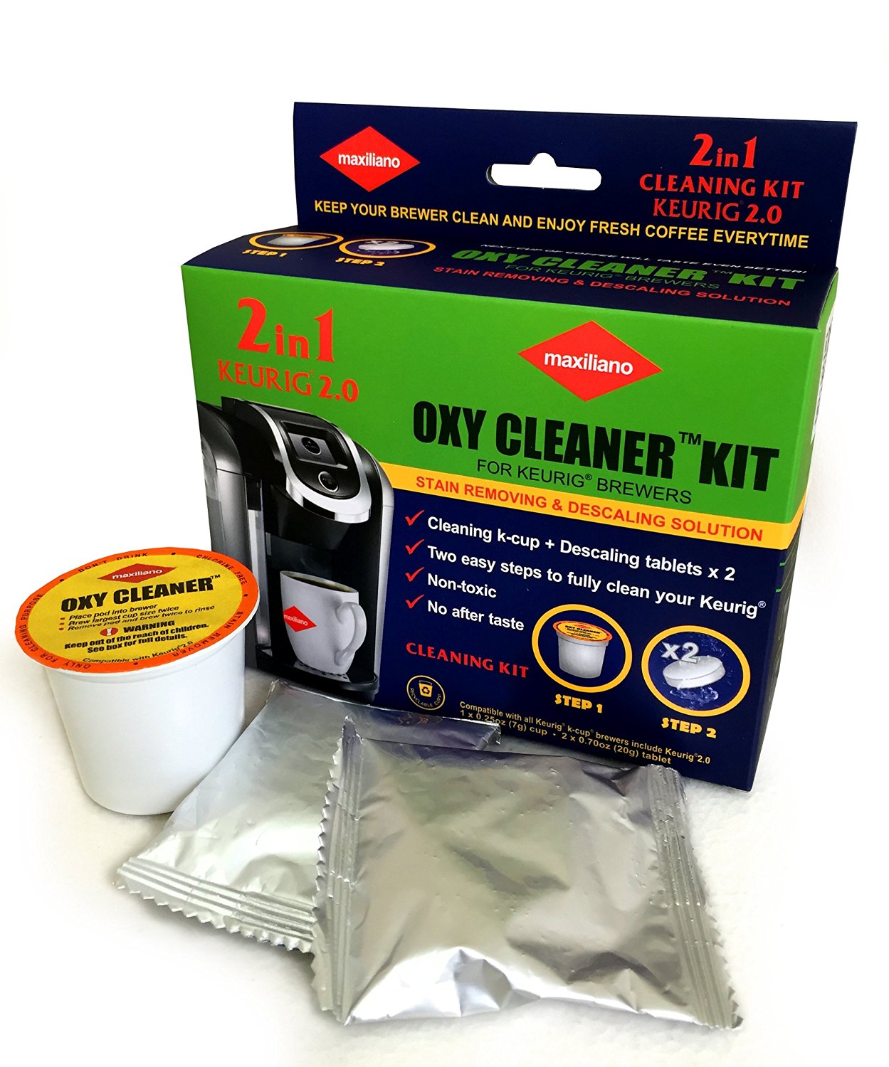 Descaling Kit, Descaler for Keurig 2.0, For all KCup Brewers