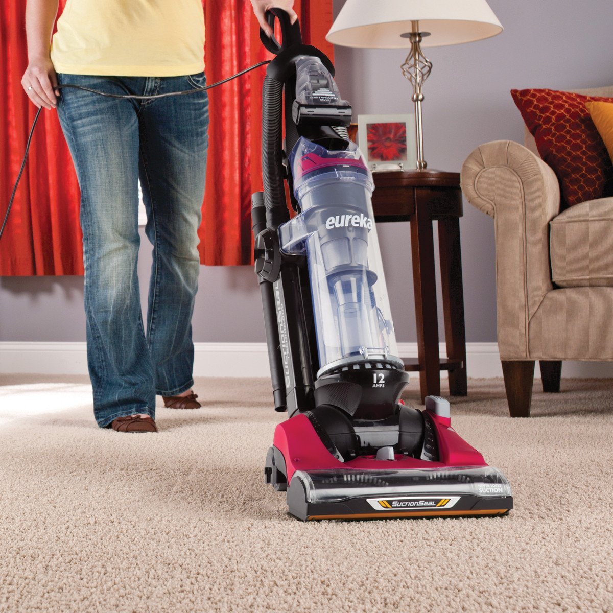 Eureka Suction Seal 2.0 REWIND Upright Vacuum AS3101AX Corded N3 free