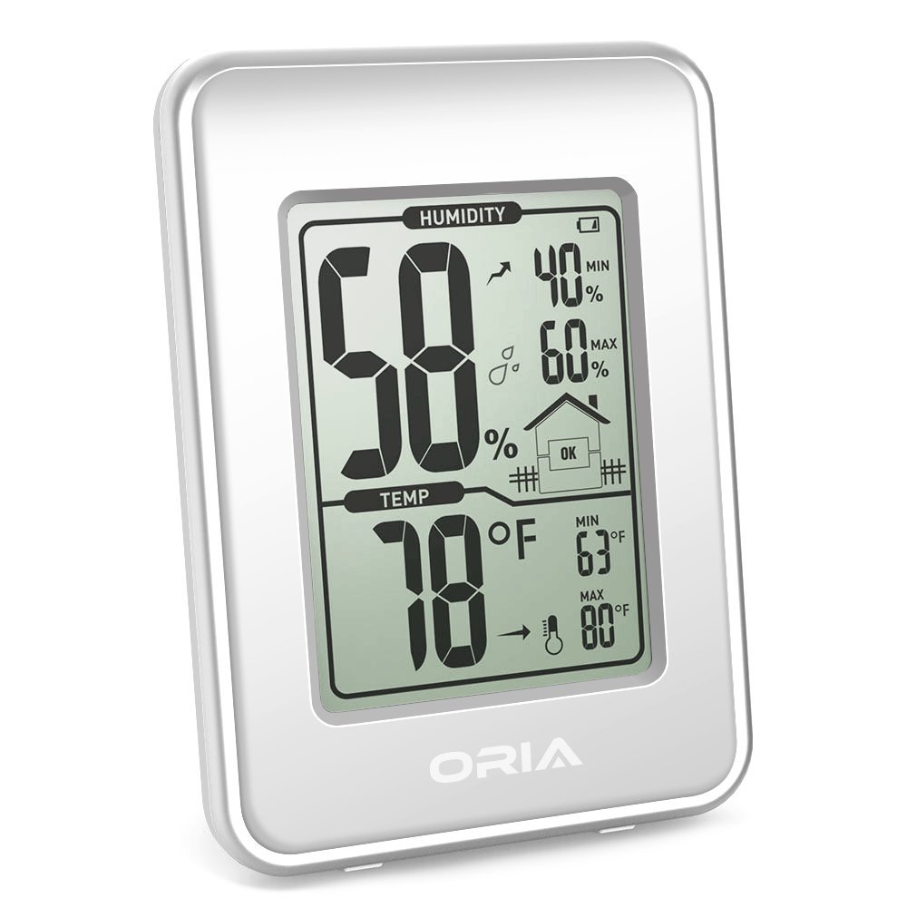 Oria Hygrometer Thermometer, Indoor Digital Weather Station