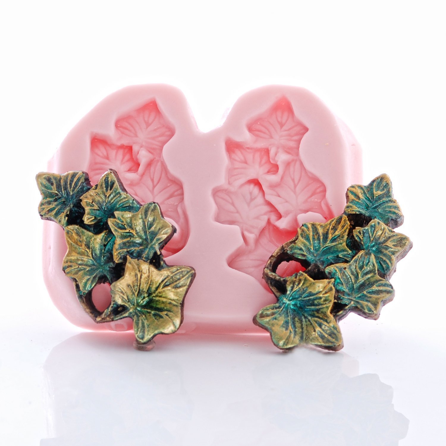 Ivy Leaf Cluster Silicone Mold Food Safe Fondant, Chocolate, Candy