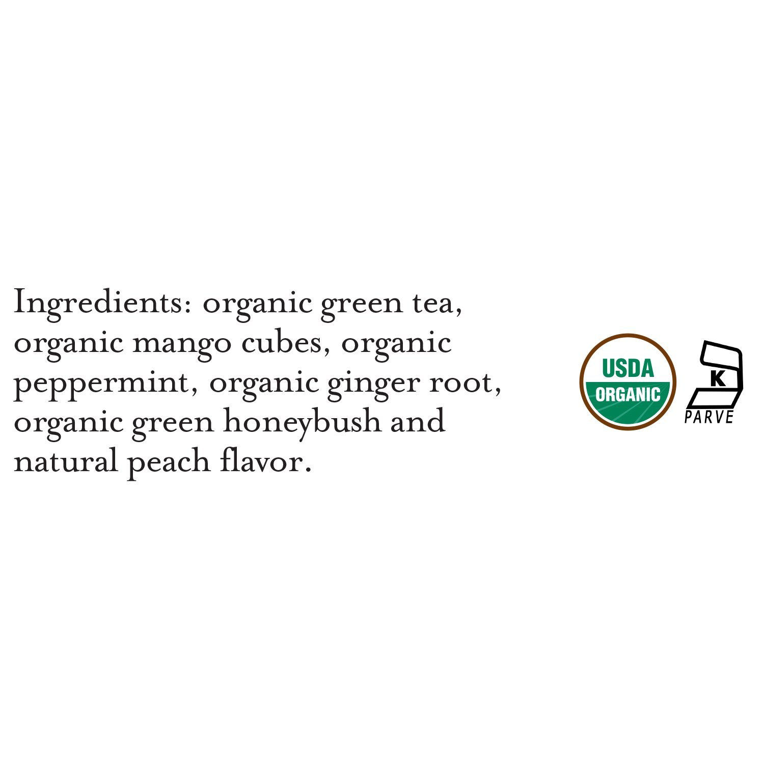 Tea Forte GREEN MANGO PEACH Organic Loose Leaf Green Tea, 3.5 Ounce Tea