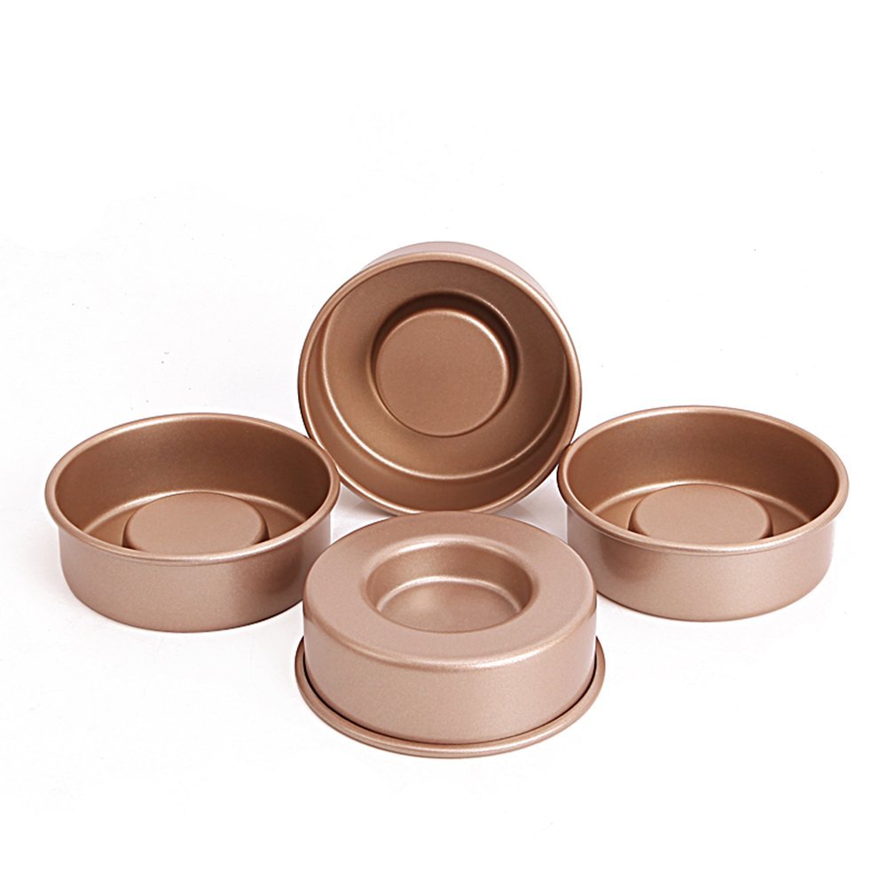 MyLifeUNIT Tasty Fill Mini Cake Pan Set, NonStick Layer Cake Pans for
