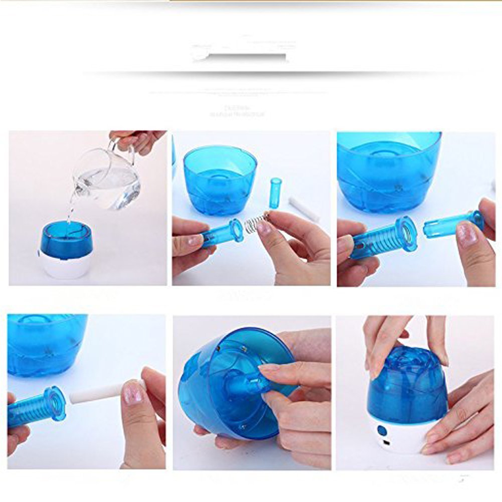 Mini USB Desk Roses Dazzle Humidifier Freshener Household