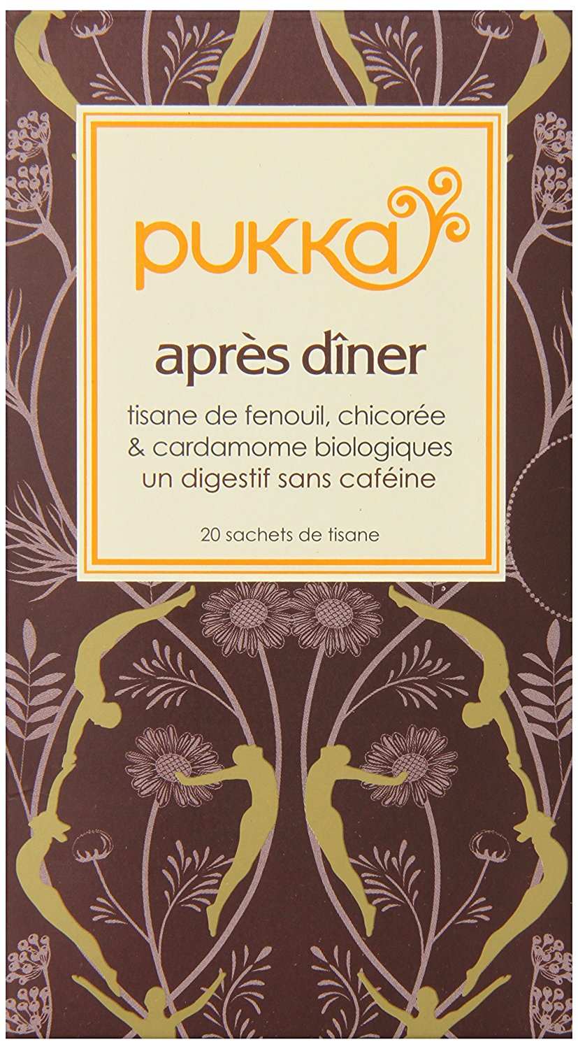 Pukka Herbal Teas After Dinner Organic Fennel Chicory and Cardamom Tea
