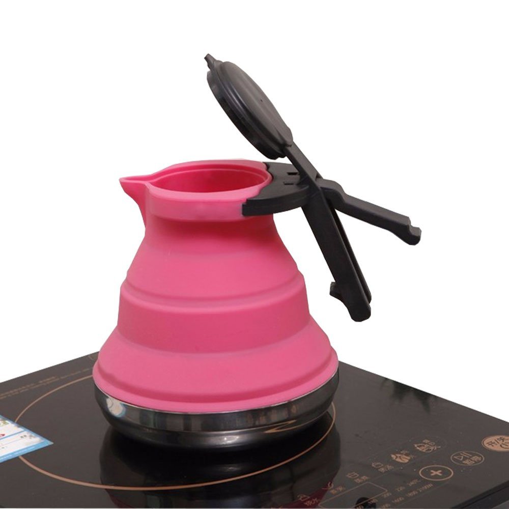Youzee Foldable Outdoor Hot Water Boiler, Silicone Kettle Outdoor