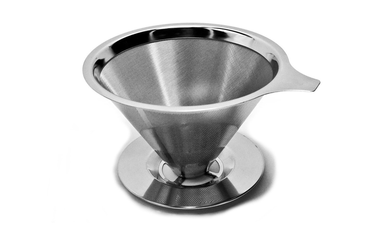 Pour Over Coffee Dripper + Cup Stand, Paperless Filter, EcoFriendly