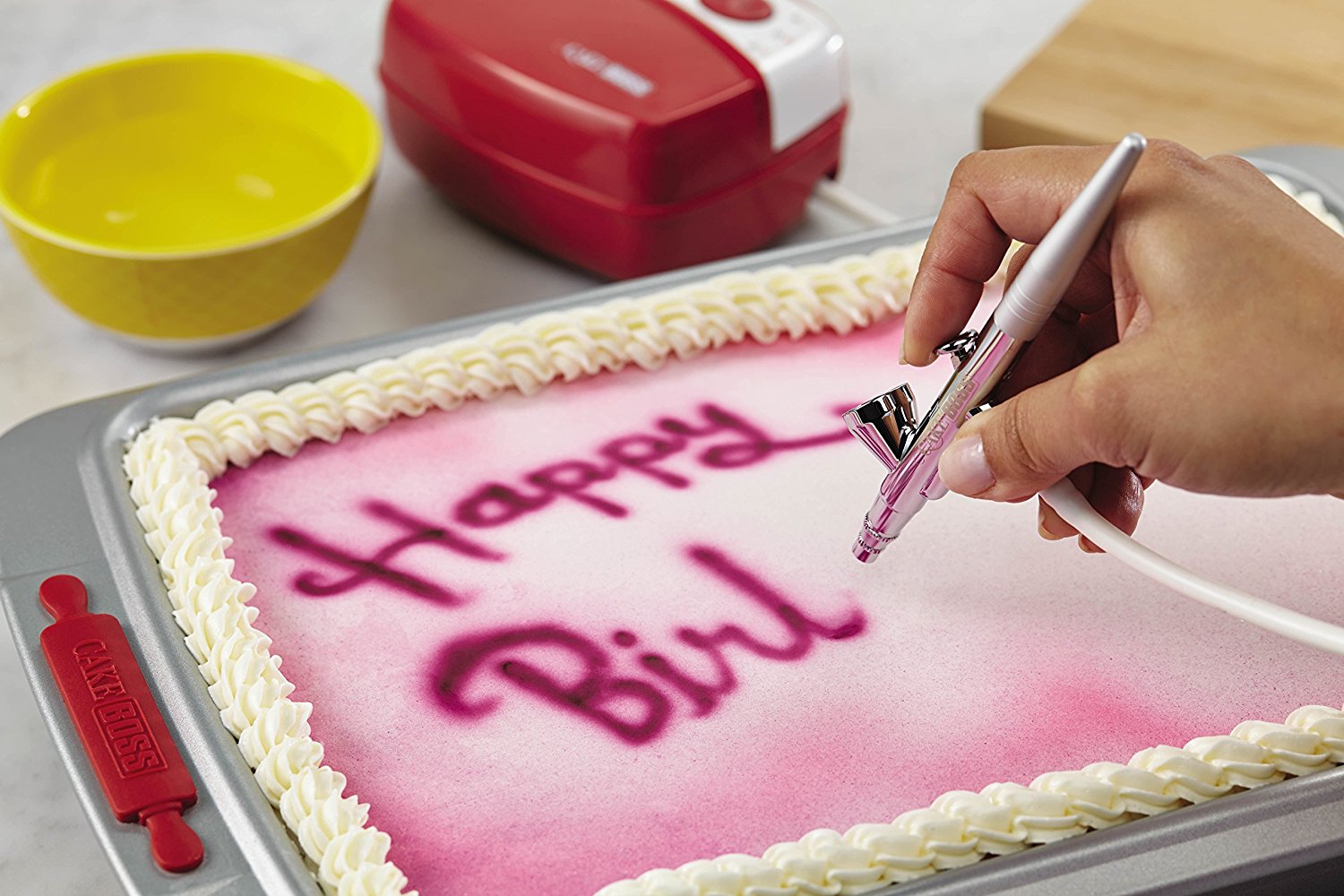 Cake Boss Decorating Tools Airbrushing Kit, Red N2 free image download