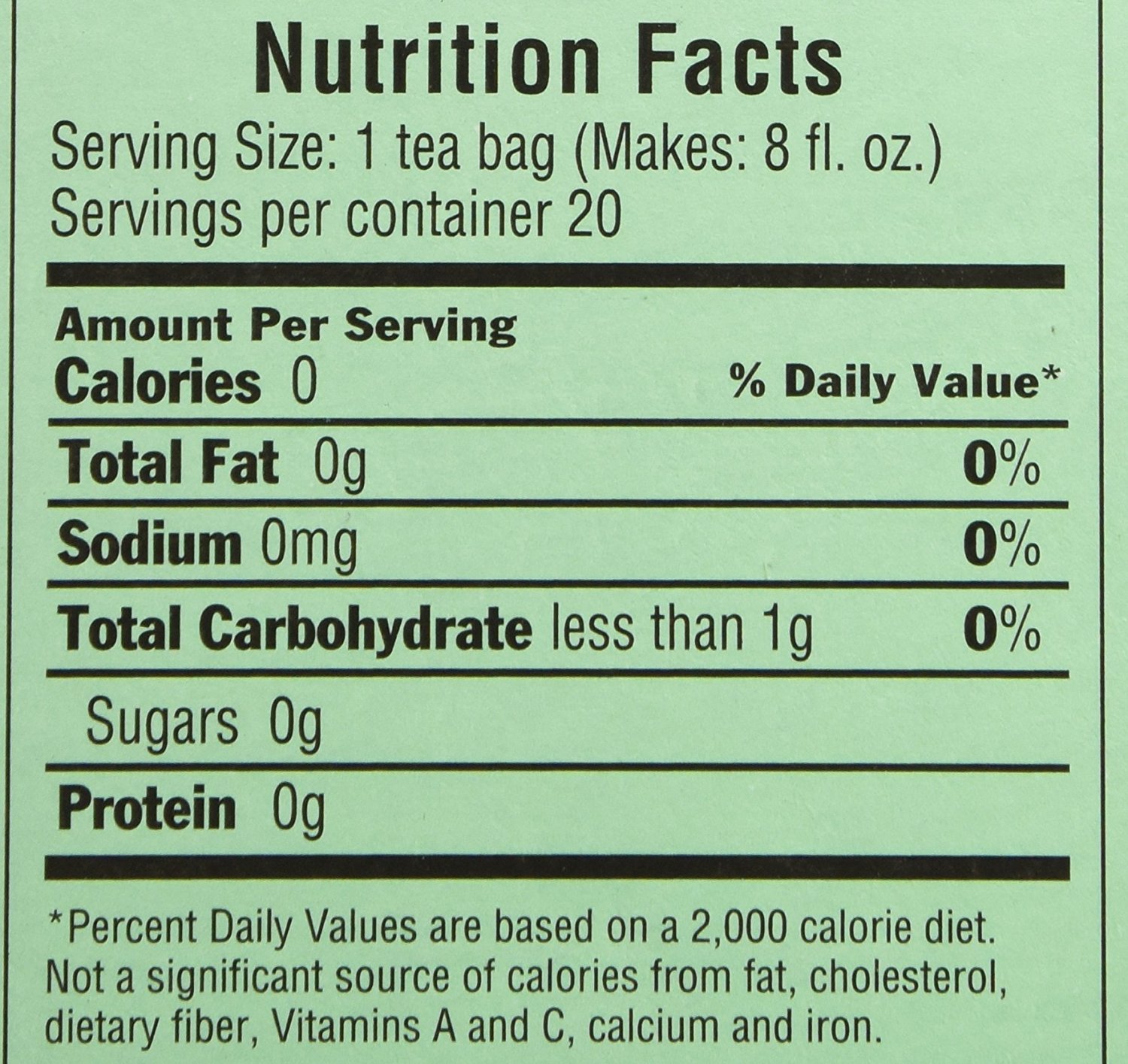 Triple Leaf Tea, Inc Tea, Jasmine Green, Decaf, 20Count (Pack of 6) N6