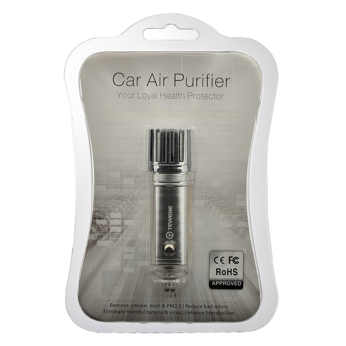 Car Air Purifier Travel Air Freshener and Ionic Air Purifier Remove