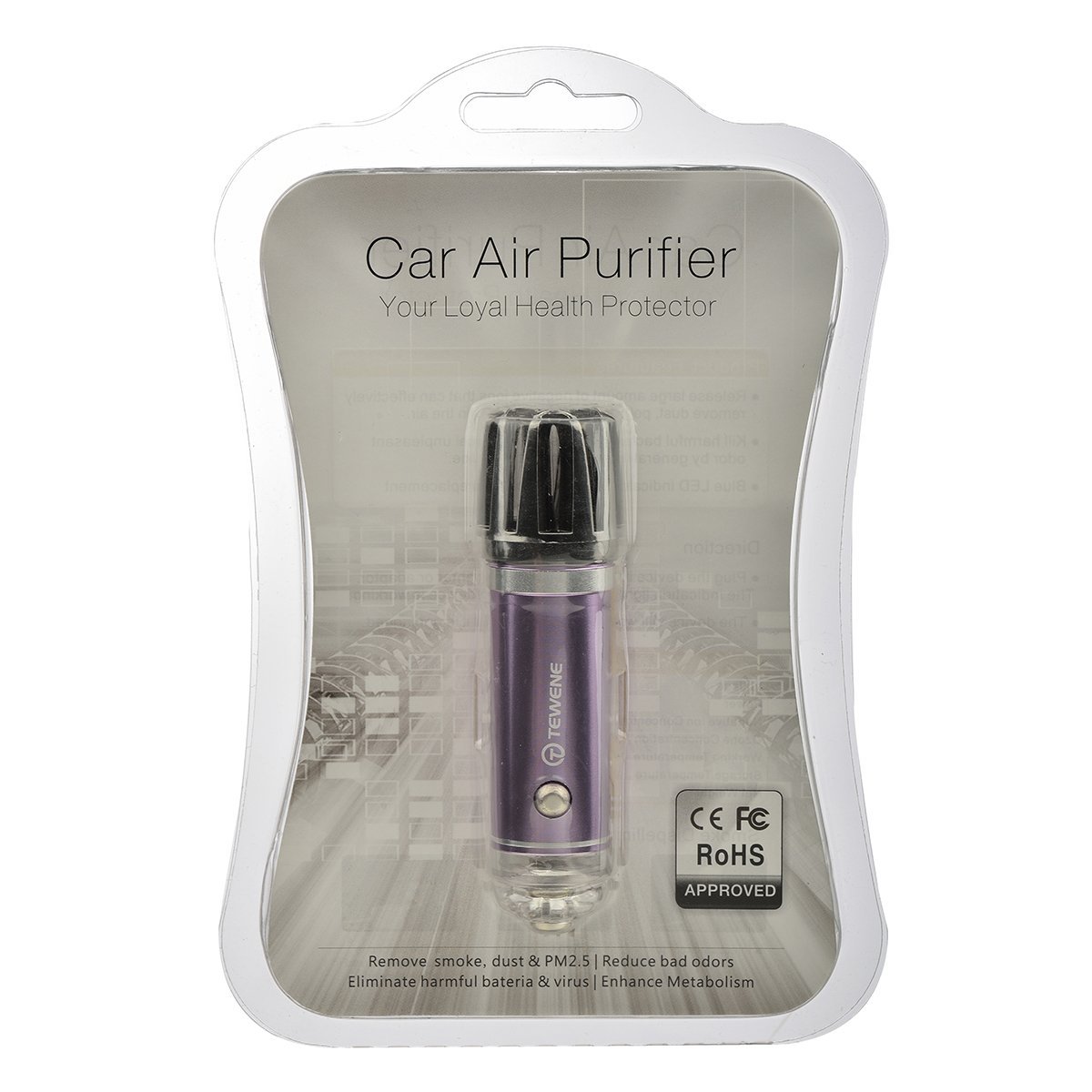 Car Air Purifier Travel Air Freshener and Ionic Air Purifier Remove
