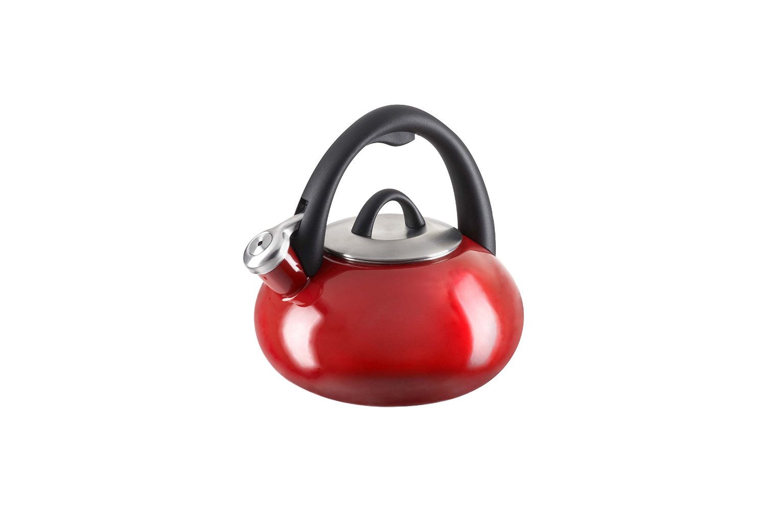 Calphalon 2Quart Stainless Steel Tea Kettle with Whistle N9 free image