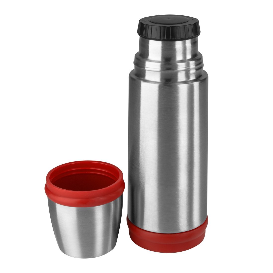 Emsa Thermos Flask "Captain" 11.83 fl. oz. of Stainless Steel, Silver