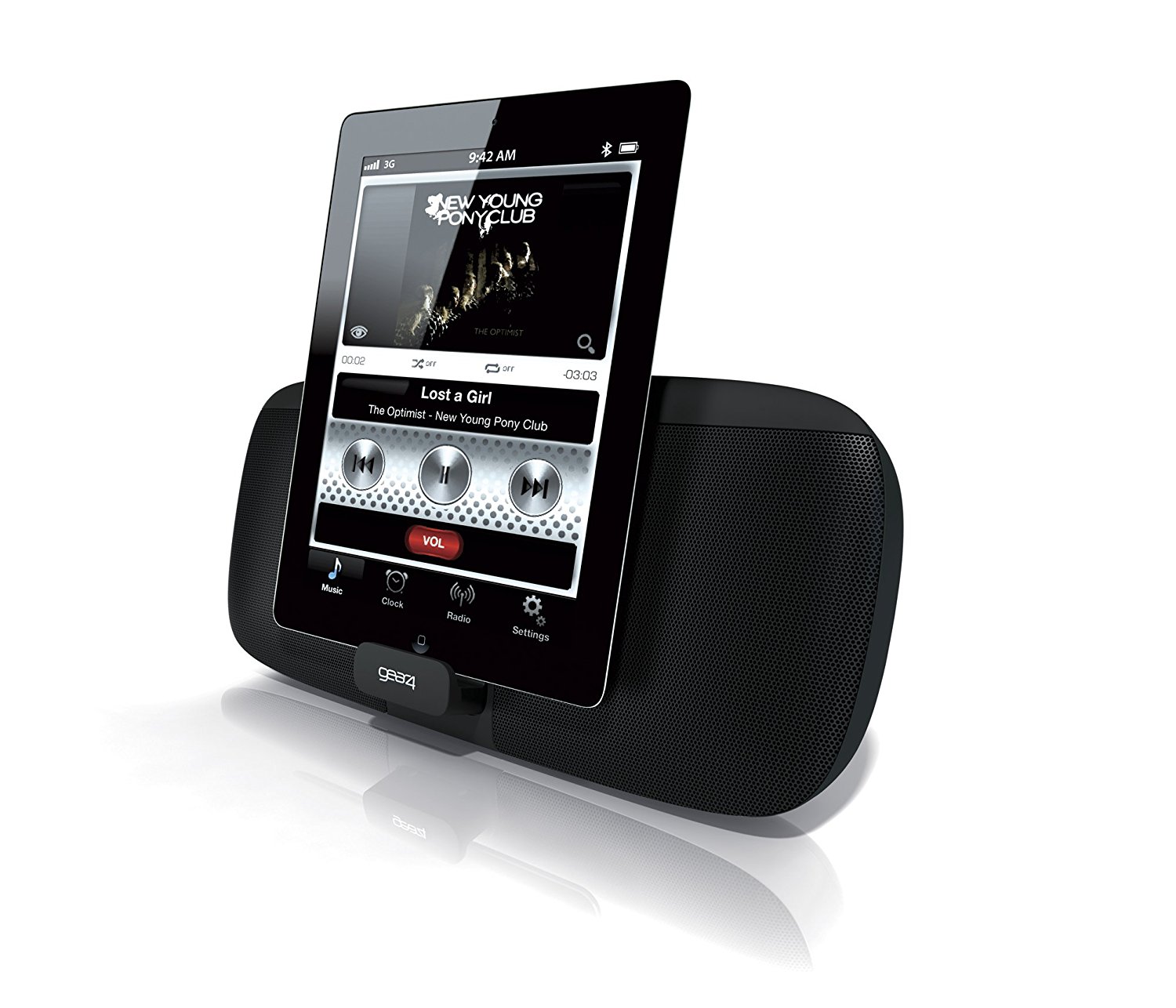 Gear4 HouseParty Portable Docking Speakers for MP3 Players (Black) free