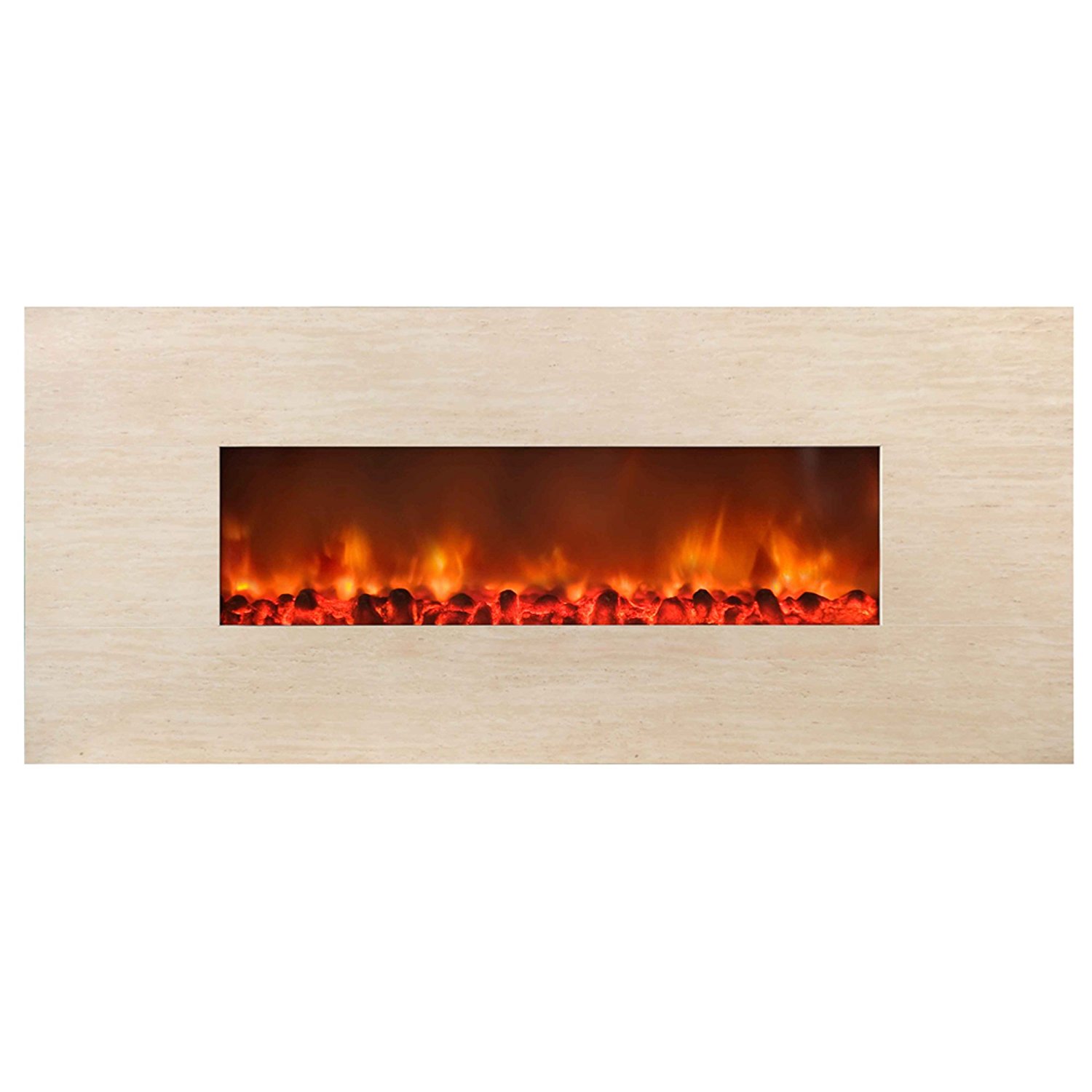 Yosemite Home Decor DFEFP600 Stone Widescreen Electric Fireplace