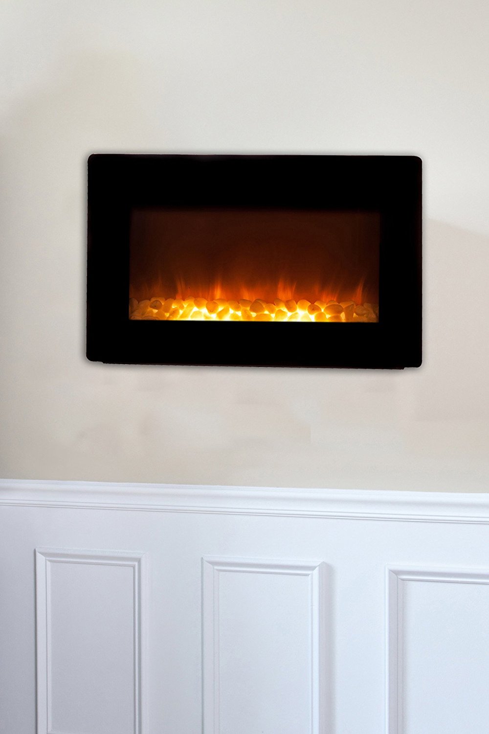 Wall Mounted Electric Fireplace, Smokeless Fireplaces, Wall Mount