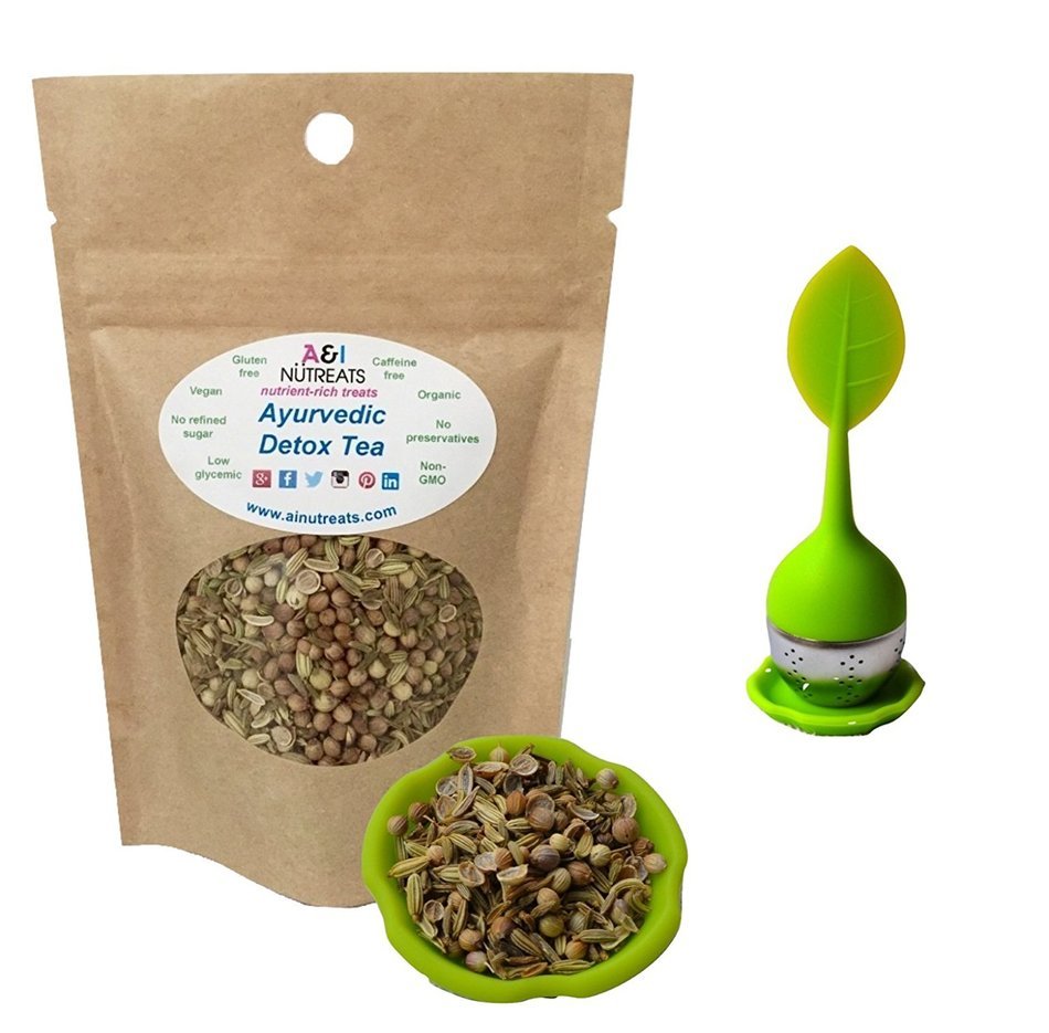 Organic Ayurvedic Cumin, Coriander and Fennel Tea Stress Relief Detox