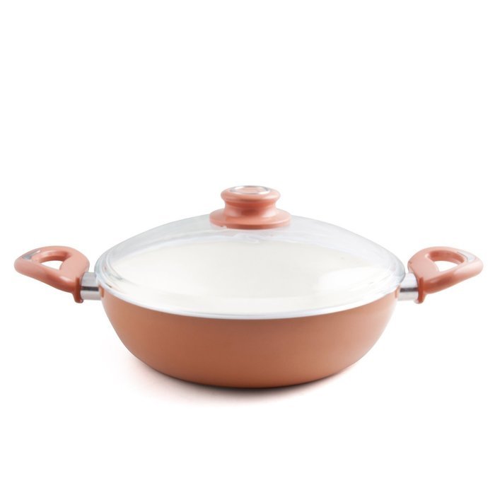 Essenso Ecotouch Lazio EnamelCoated Low Dutch Oven with Nonstick Ceramic Interior, PTFE / PFOA