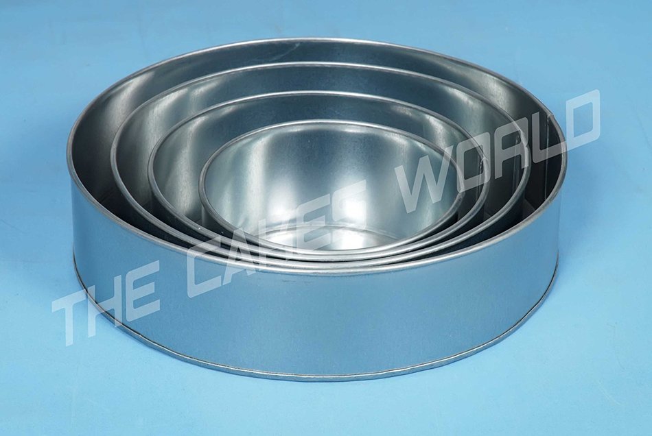 Round Multilayer Wedding Birthday Cake Baking Pan Set of 4 Cake Pans (4