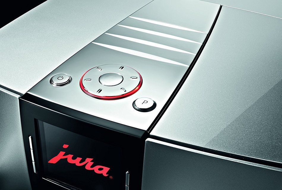 Jura J90 Automatic Coffee Machine, Brilliant Silver N3 free image download
