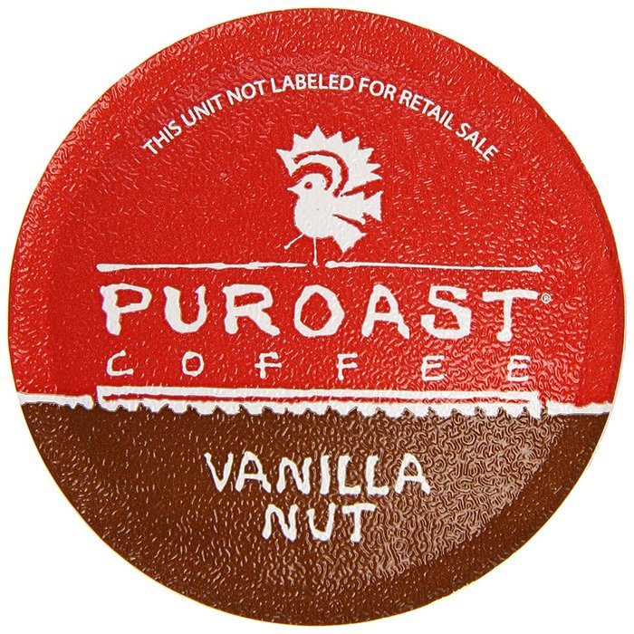 Puroast Low Acid Coffee Single Serve, 2.0 Keurig Compatible, Vanilla