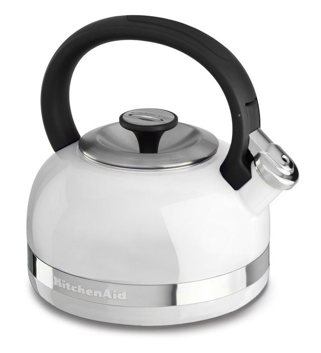 KitchenAid KTEN20DBWH 2.0Quart Kettle with Full Handle and Trim Band
