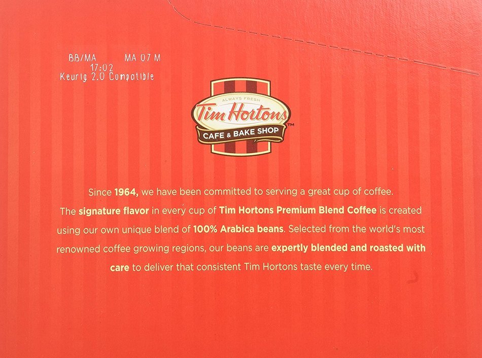 Tim Horton's Single Serve Coffee Cups, Original Blend, 24 Count N59