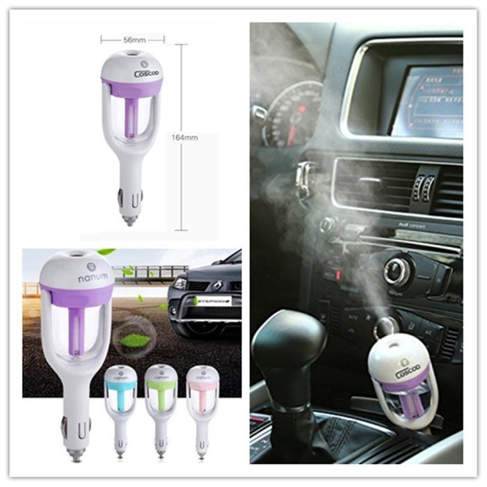 TZWNS Auto Car Aromatherapy Purifier Mini Air Aroma Humidifier Portable