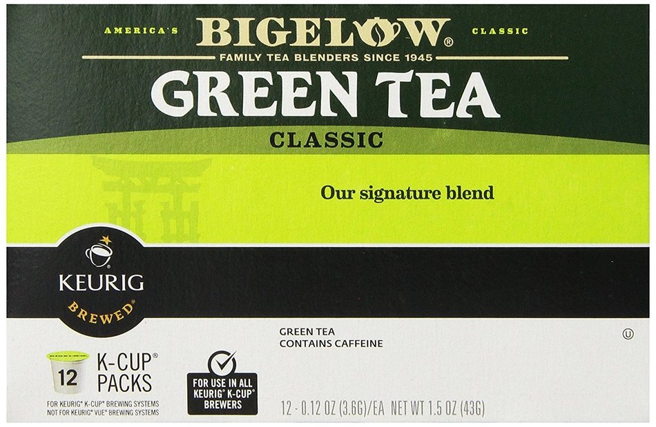 Bigelow KCup Portion Pack for Keurig Brewers, Green Tea, 24 Count N43