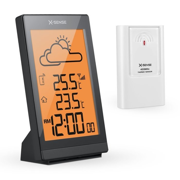 XSense AG4H Wireless Weather Station with Indoor/Outdoor Temperature, Forecast and Ice Alert