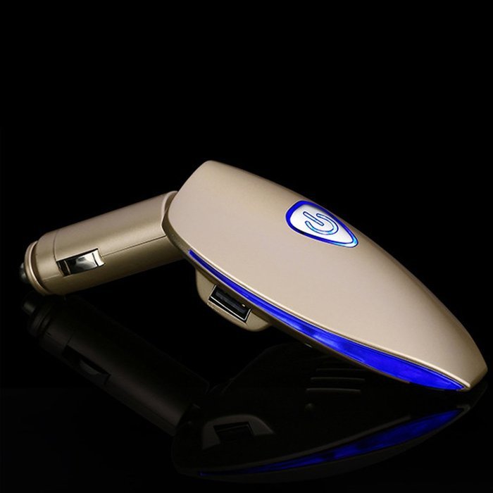 Car air purifier in addition to charging Dual USB car smoke purifier