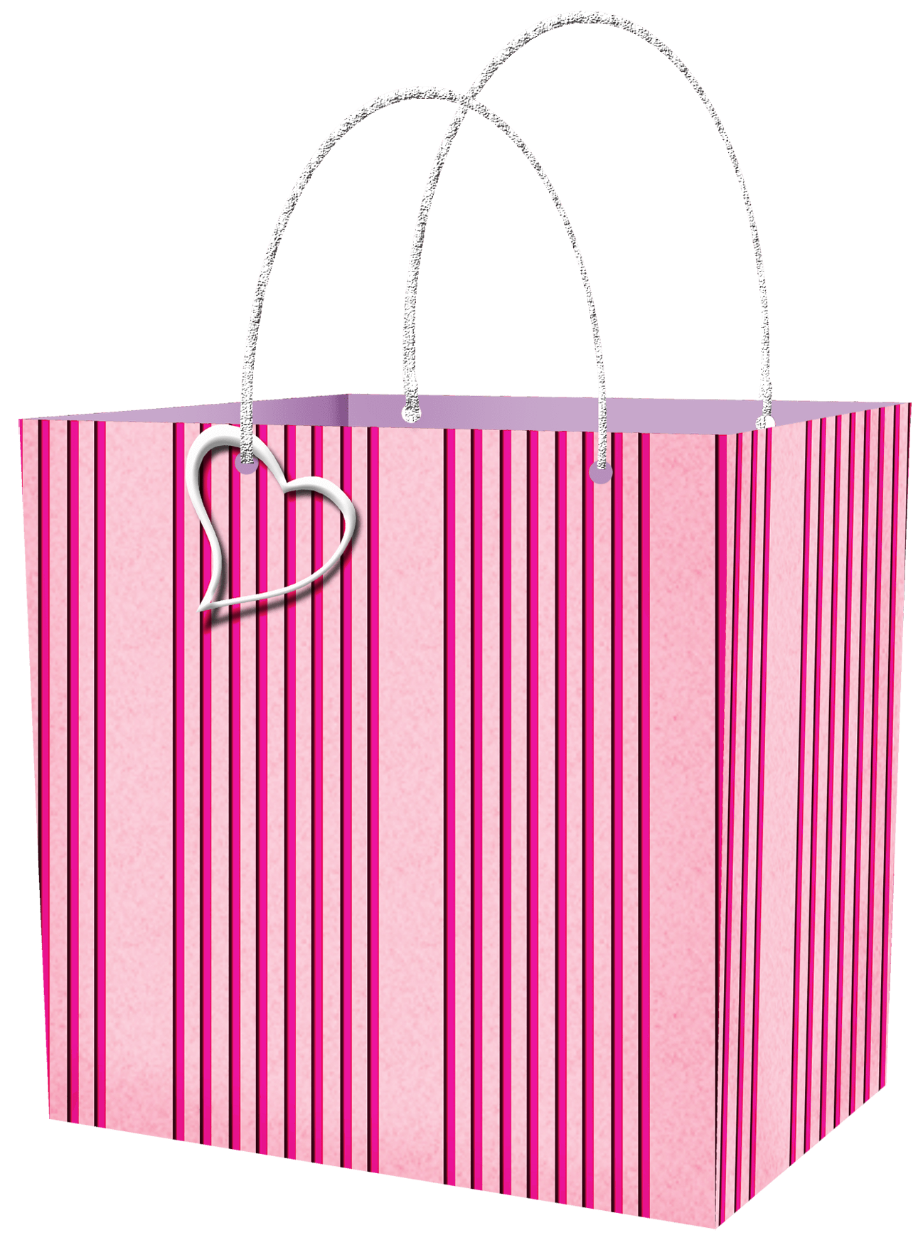Pink gift bag drawing free image download