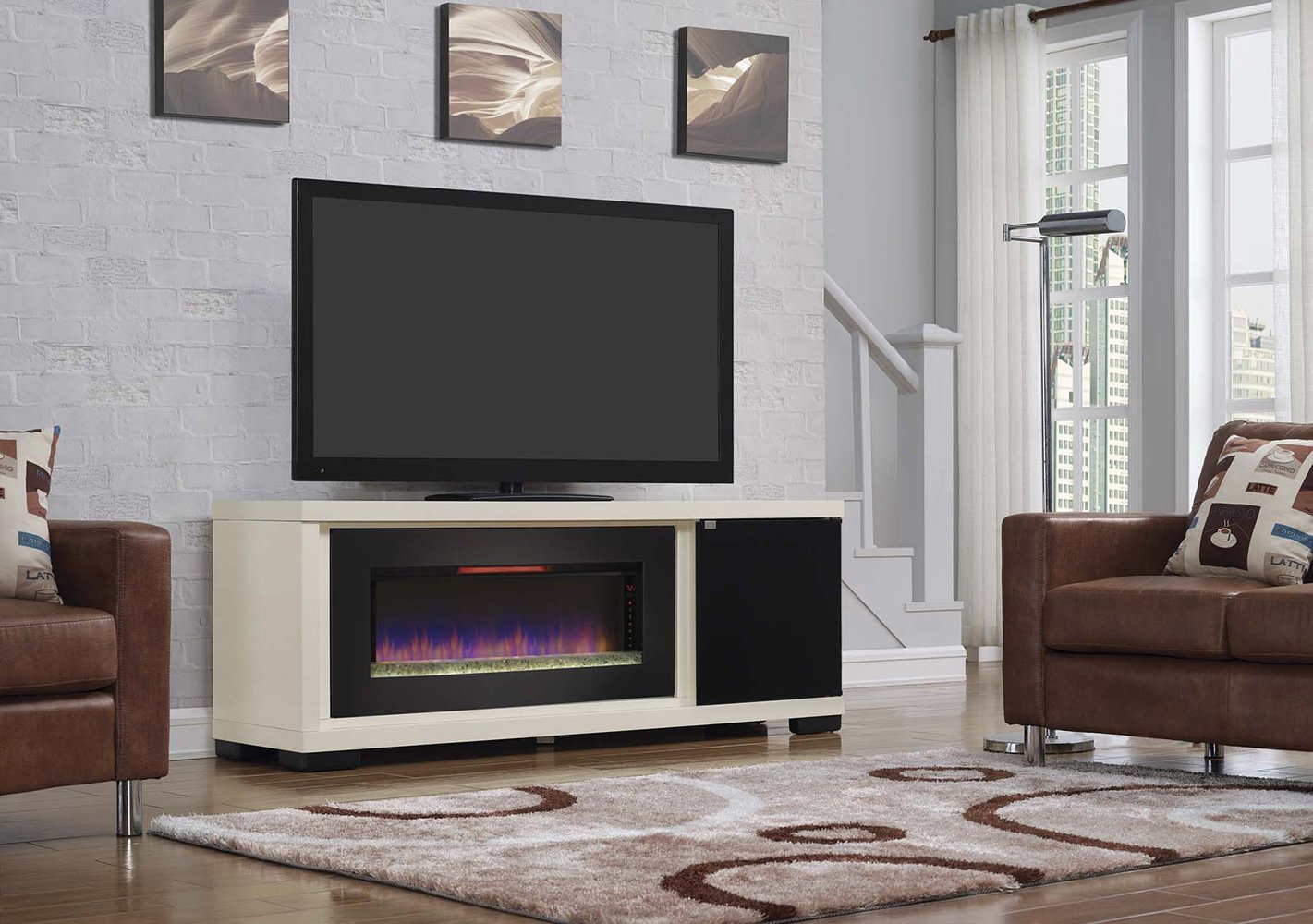 ClassicFlame 47IMM4931T406 Brickell TV Stand for TVs up to 80