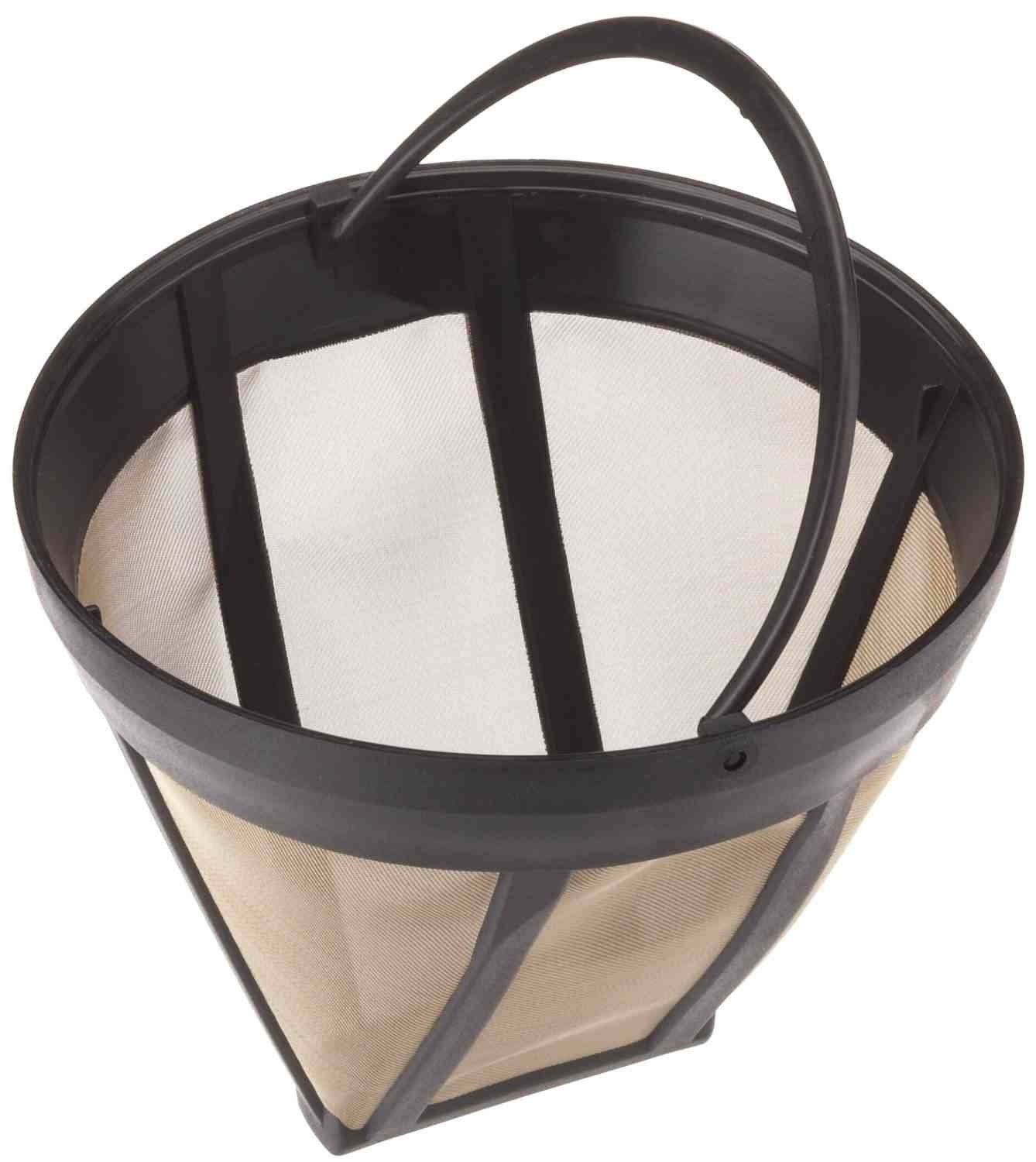 Permanent Coffee Filter 4 Cone Shape Permanent Coffee Filter (Gold