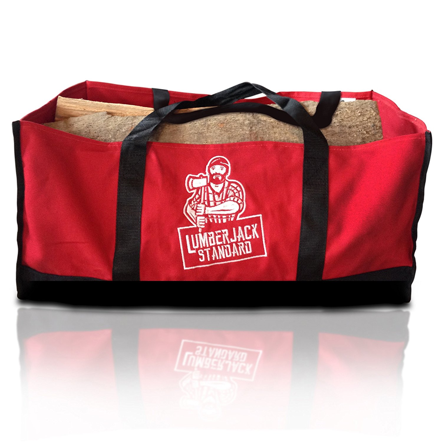 Premium Canvas Log Carrier Genuine, HeavyDuty 16 Oz Canvas Tote Bag