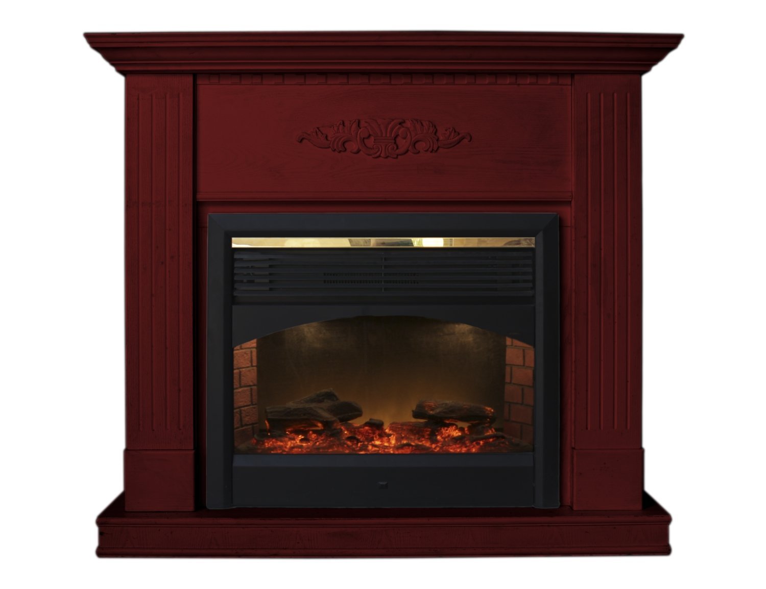 Cherry Diana Electric Fireplace Heater with Remote Control (CHERRY