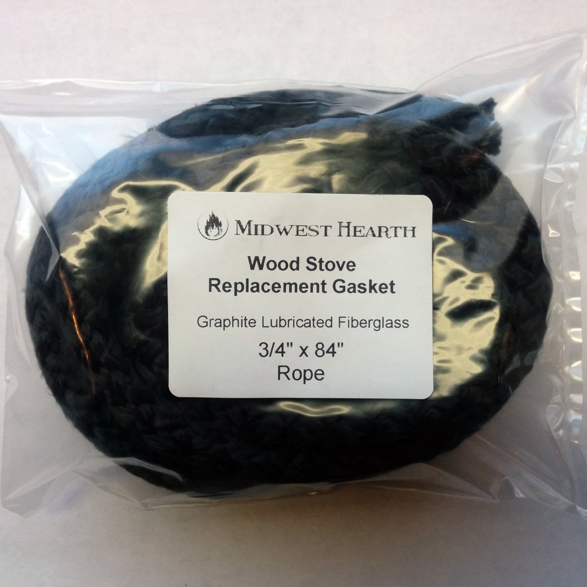 Midwest Hearth Wood Stove Replacement Gasket for Woodburning Stoves