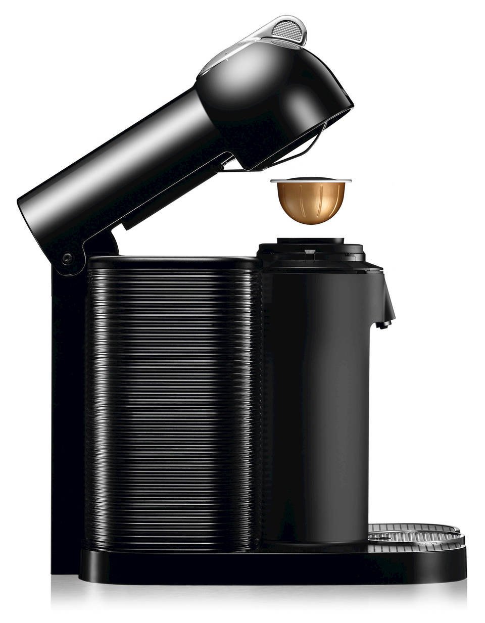 Nespresso VertuoLine Coffee and Espresso Maker with Aeroccino Plus Milk Frother, Black N3 free