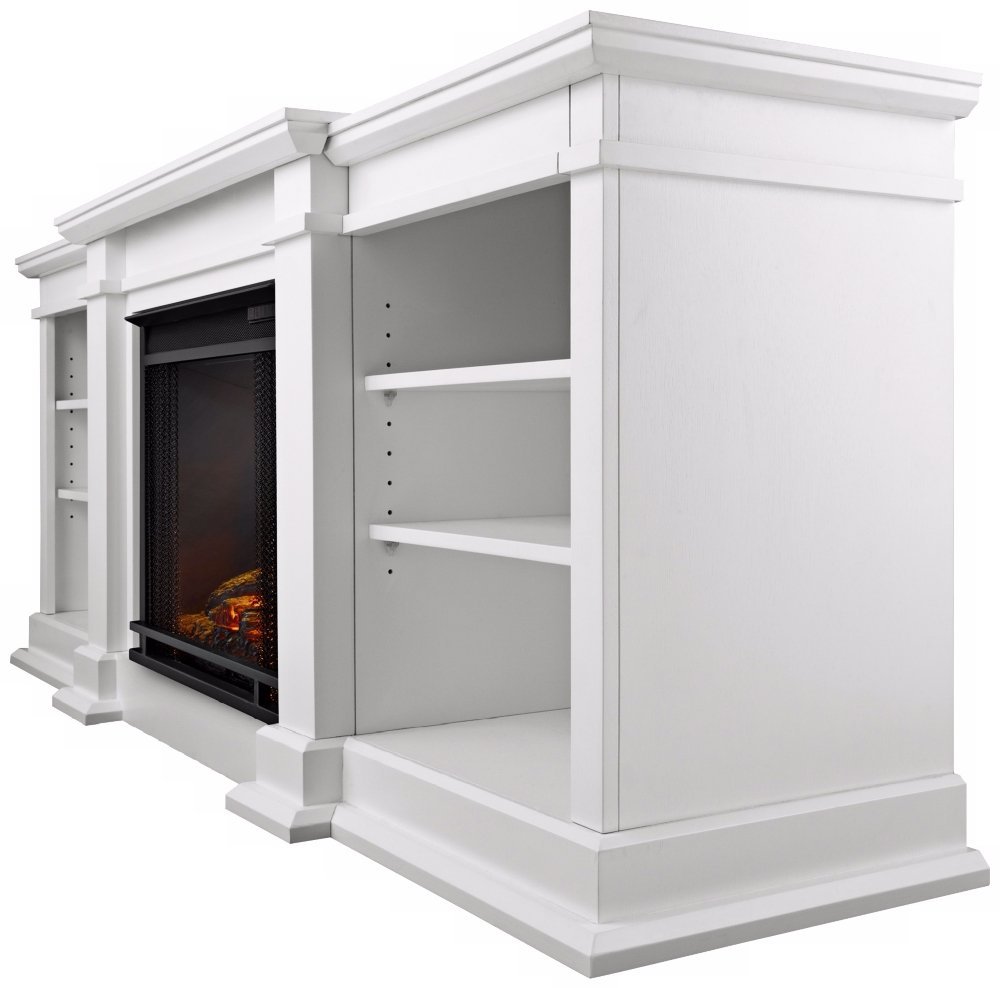 Real Flame G1200EW Fresno Entertainment Unit with Electric Fireplace