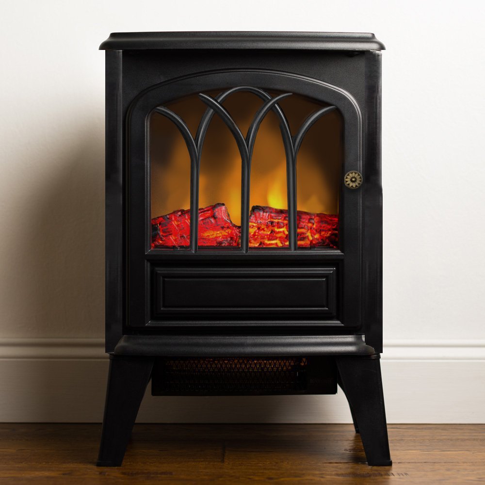 Clevr Freestanding Electric Fireplace Space Heater N2 free image download