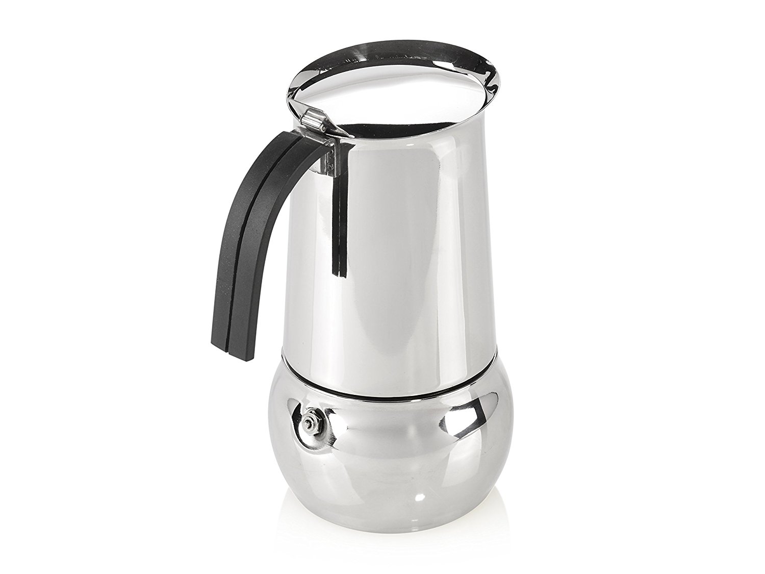 Bialetti 06812 Kitty Coffee Maker, Stainless Steel, 4Cup(8 oz) free