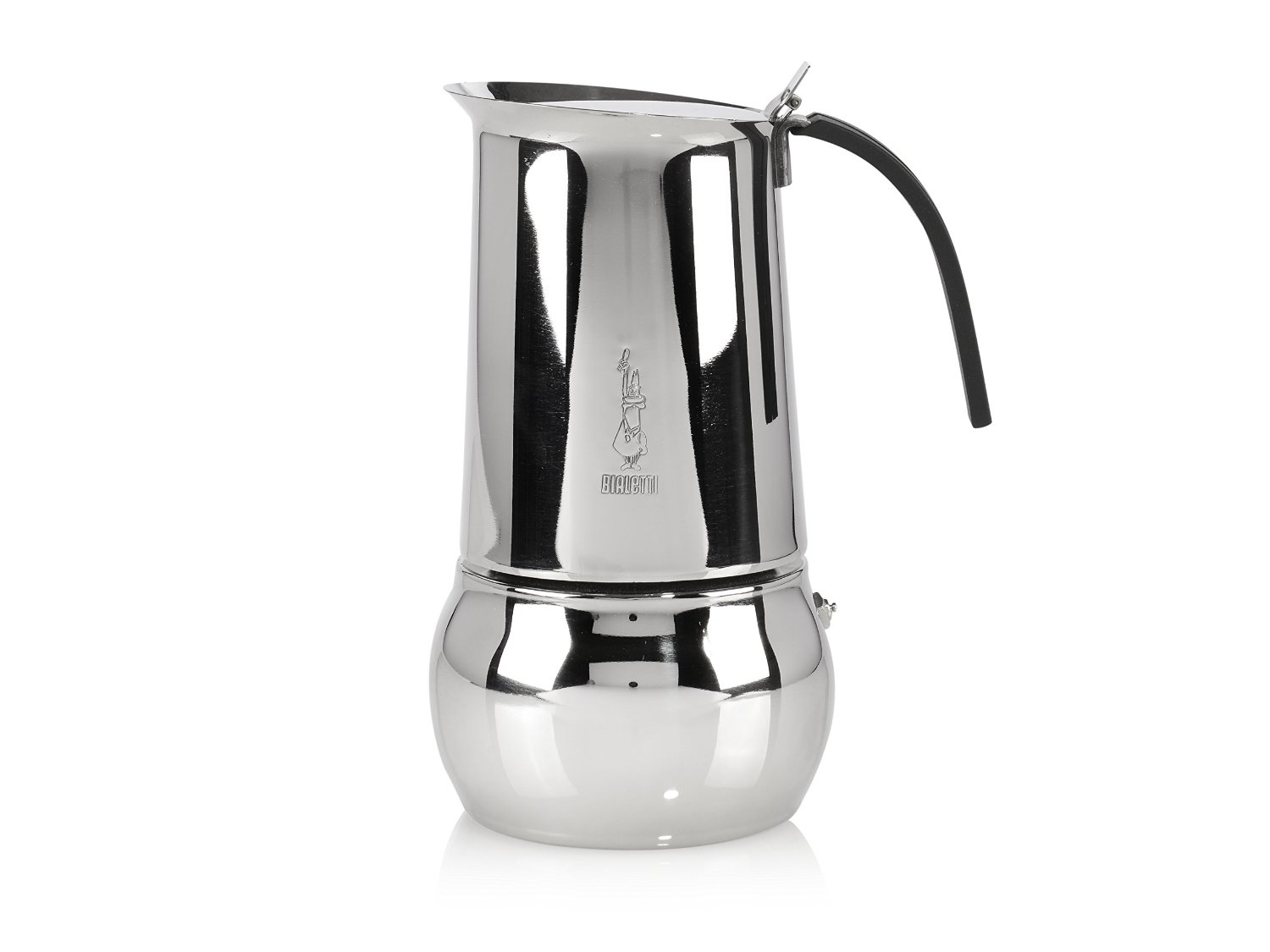 Bialetti 06812 Kitty Coffee Maker, Stainless Steel, 4Cup(8 oz) N2 free
