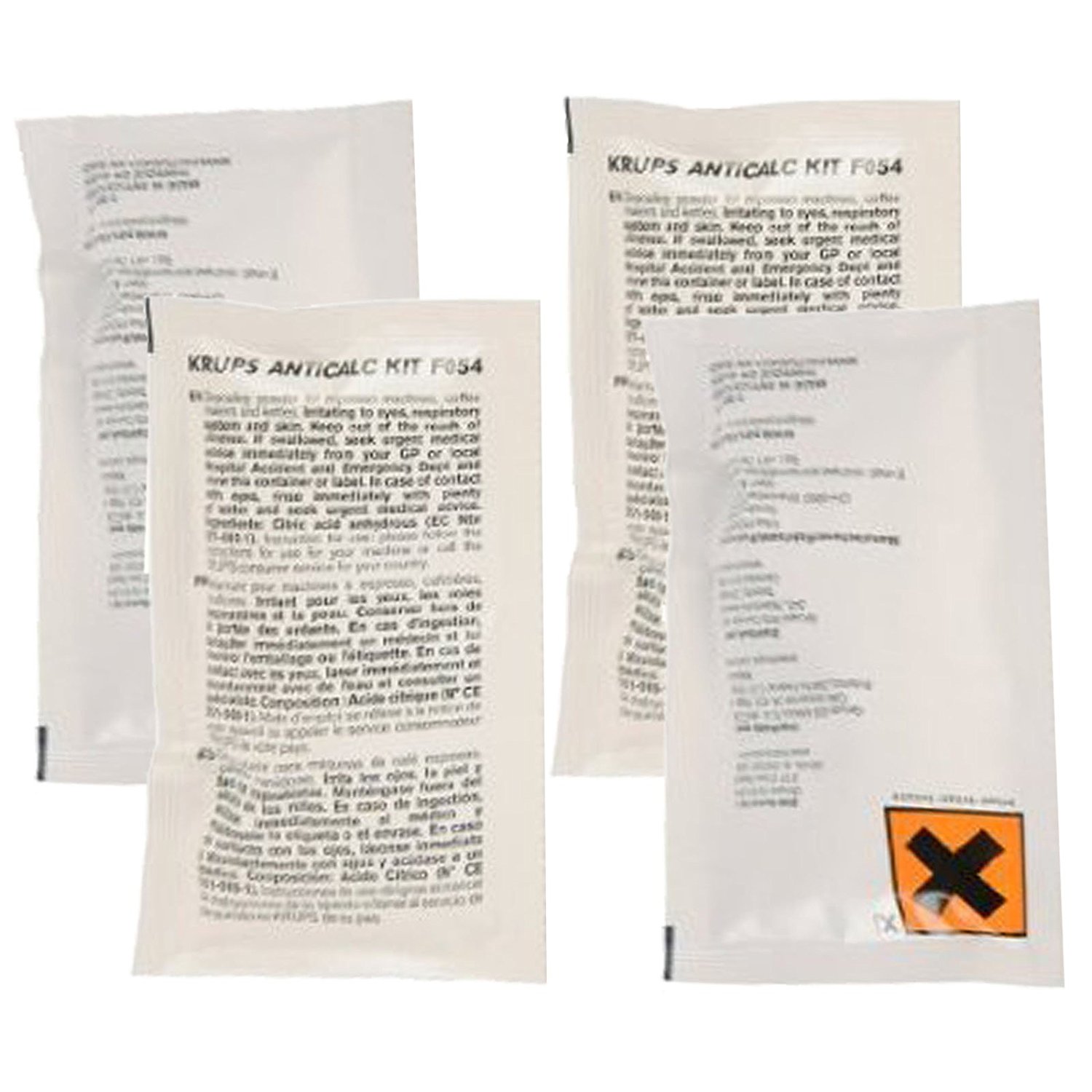 Krups F054001B Coffee Espresso Machine Anti Calc Powder Descaler free