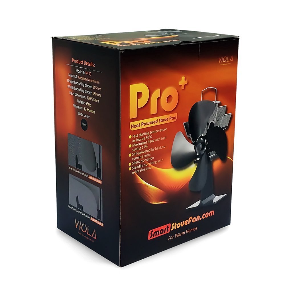 No Electricity Required Heat Powered Stove Fan Eco Fan for Wood Stoves