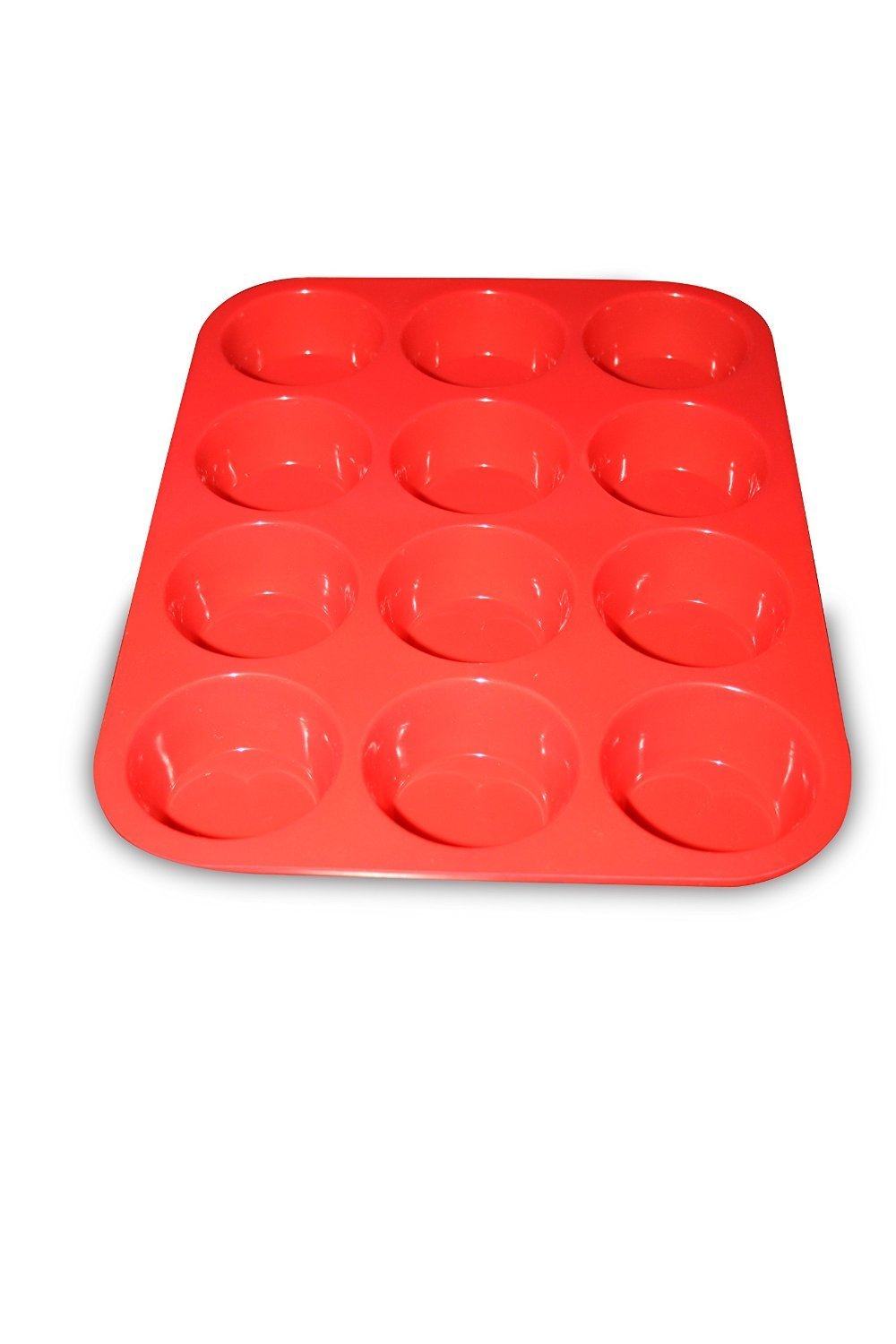 Muffin Pan Silicone and Cupcake Maker 12 Cup Quality Muffin Bake Pan