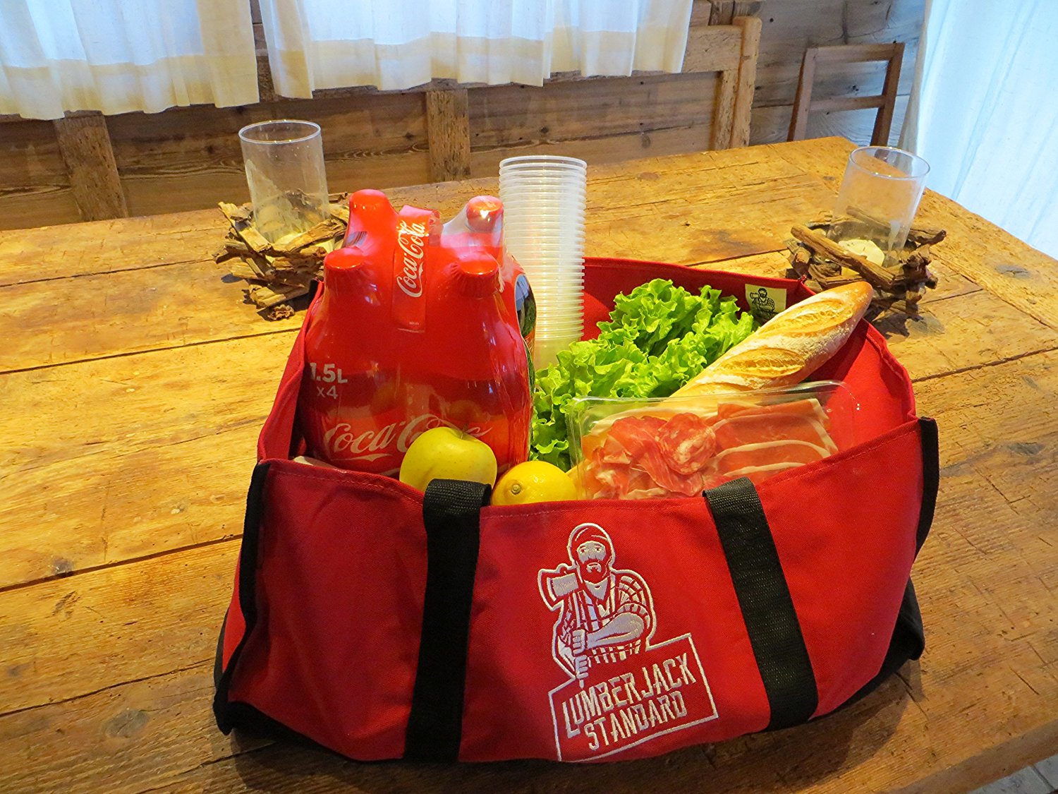 Premium Canvas Log Carrier Genuine, HeavyDuty 16 Oz Canvas Tote Bag