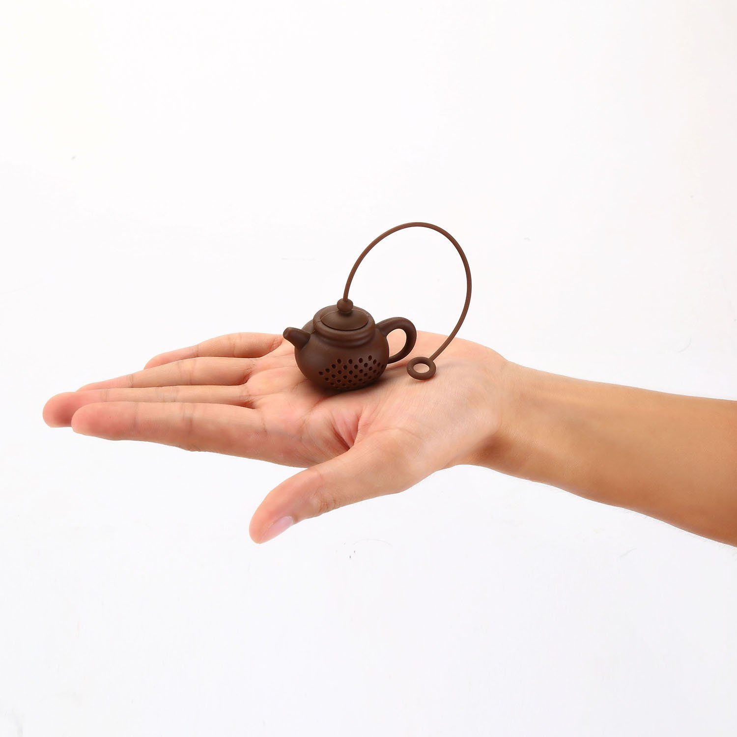 LEASEN Silicone Tea Leaf Filter Tea Infuser Tea StrainerMini Teapot