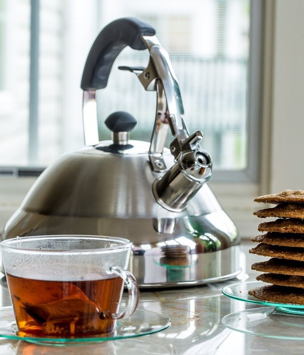 Extra Sturdy Surgical Stainless Steel 2.75 Quart Bellemain Whistling